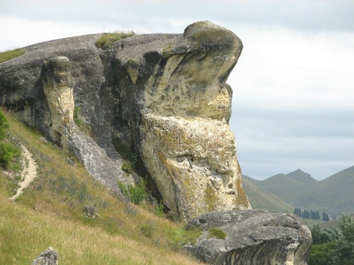 Frog Rock in the Weka Pass. Image supplied