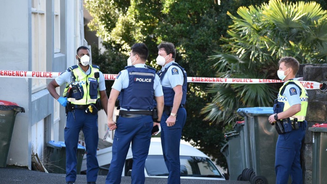 Police have asked people to avoid the area, which is near the intersection of Dominion Rd and Keystone Ave. Photo / Darren Masters