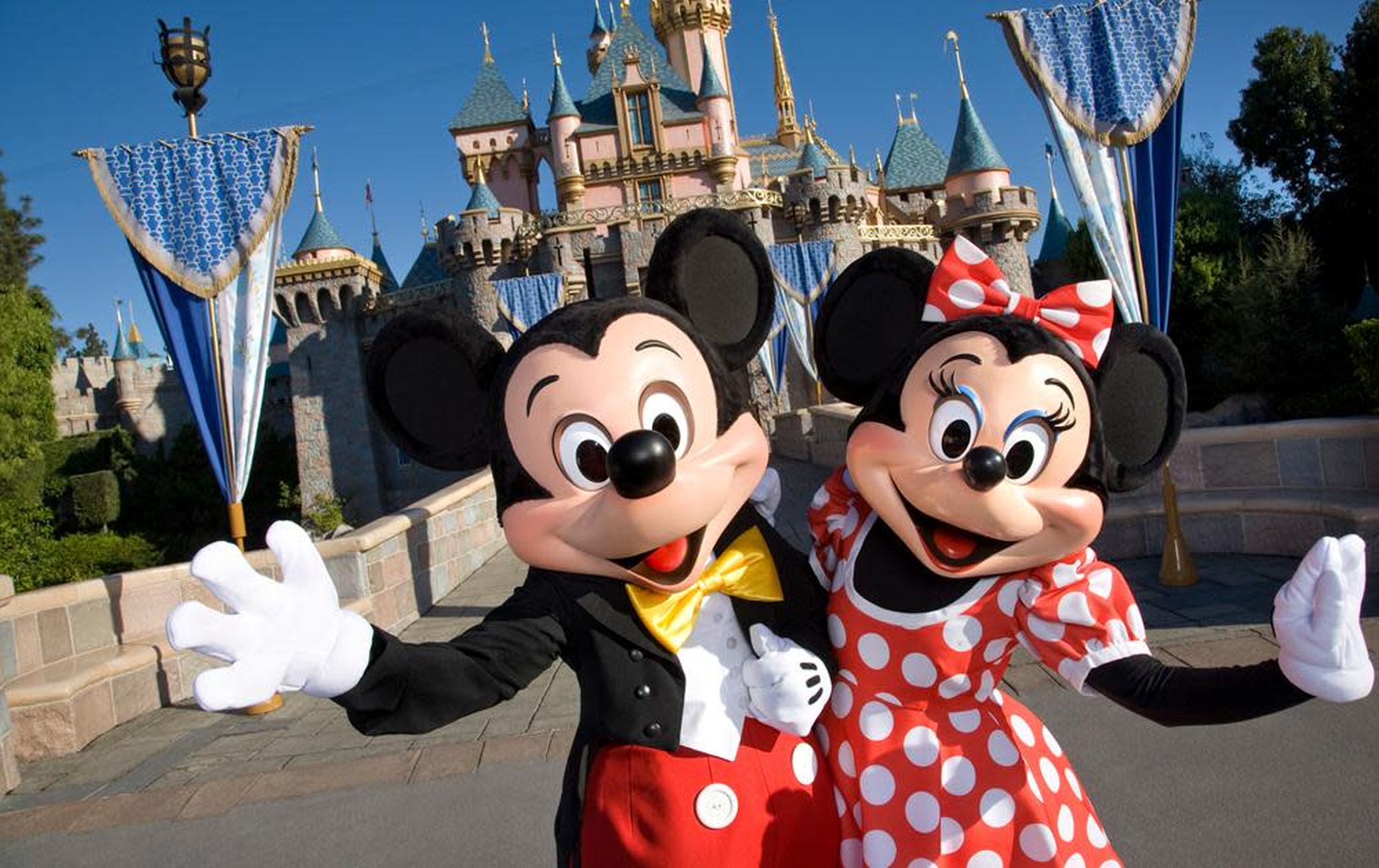 Mickey and Minnie Mouse at Disneyland California. Photo / Disney