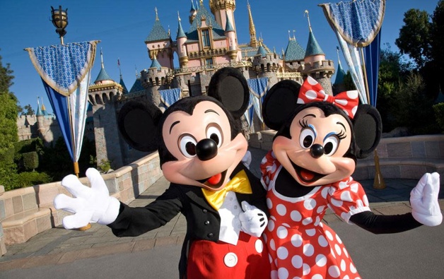 Mickey and Minnie Mouse at Disneyland California. Photo / Disney