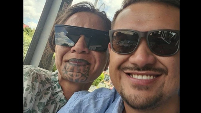 Rangimarie Tahana and her new husband Whatumoana Paki. Picture / Supplied