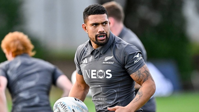 Ardie Savea at the Mt Smart Stadium training field. Photo / Photosport