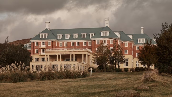 Chateau Tongariro Hotel was designed by Timaru-based architect Herbert Hall.