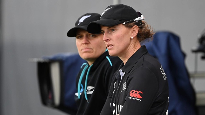 Lea Tahuhu and Amy Satterthwaite. (Photo / Photosport)