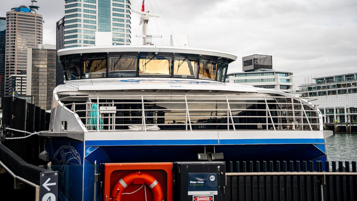 Auckland’s first hybrid electric ferry hits the water – with help from ye olde diesel