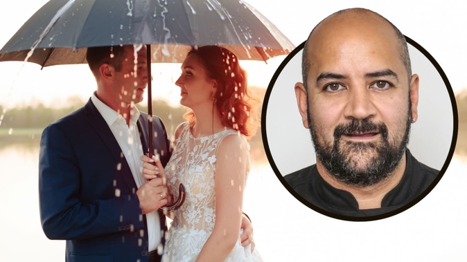Jamie Logan (inset), owner of Logan's Catering, has cited personal issues for the fall of his company after brides and businesses claimed to be out of pocket by an estimated $100k. Image / NZME
