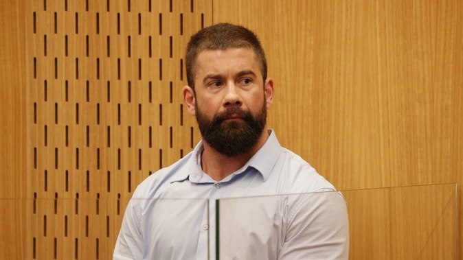 Michael John Topp on trial at the Christchurch High Court 01 May 2024 charged with the murder of his daughter POOL photograph by Chris Skelton credit: STUFF