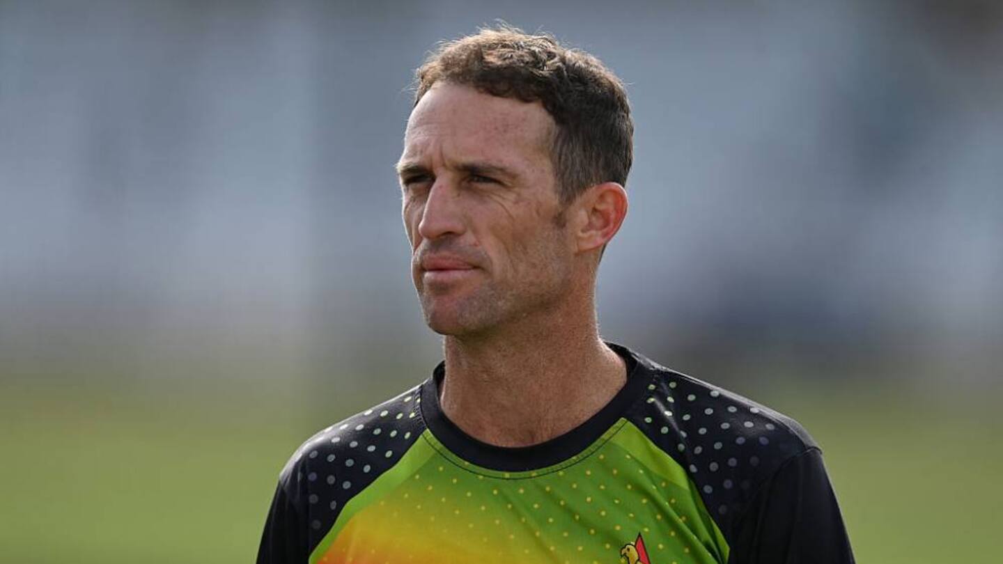 Former Zimbabwe captain Sean Williams is being treated for drug addiction and will not play for the country again. Photo / Getty Images