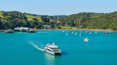 Waiheke Island ferry passengers were delayed by 90 minutes Matiatia Ferry Terminal after a fight broke out on a Fullers360 boat.