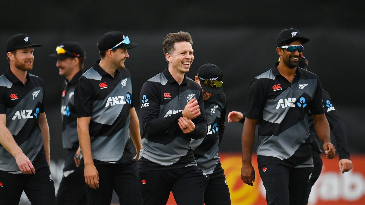 Michael Bracewell took the final three Irish wickets to complete a hat-trick. Photo / Getty