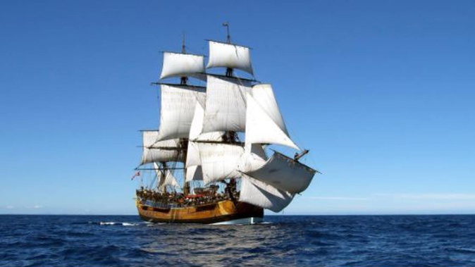 The Endeavour was used on Captain Cook's maiden voyage to Australia. Photo / Stephen Schmidt, Australian National Maritime Museum