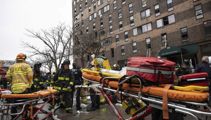 'Victims on every floor': Fire blazes through apartment block