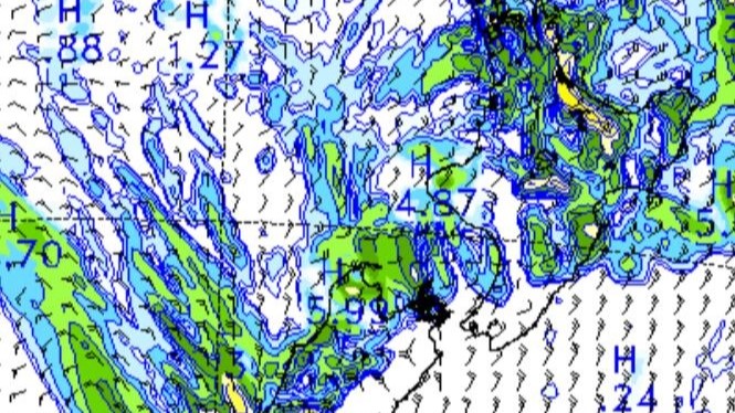 Humid-hit Auckland to reach 27C as two systems collide over country