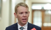 Labour leader Chris Hipkins is holding a standup this morning. Photo / Mark Mitchell