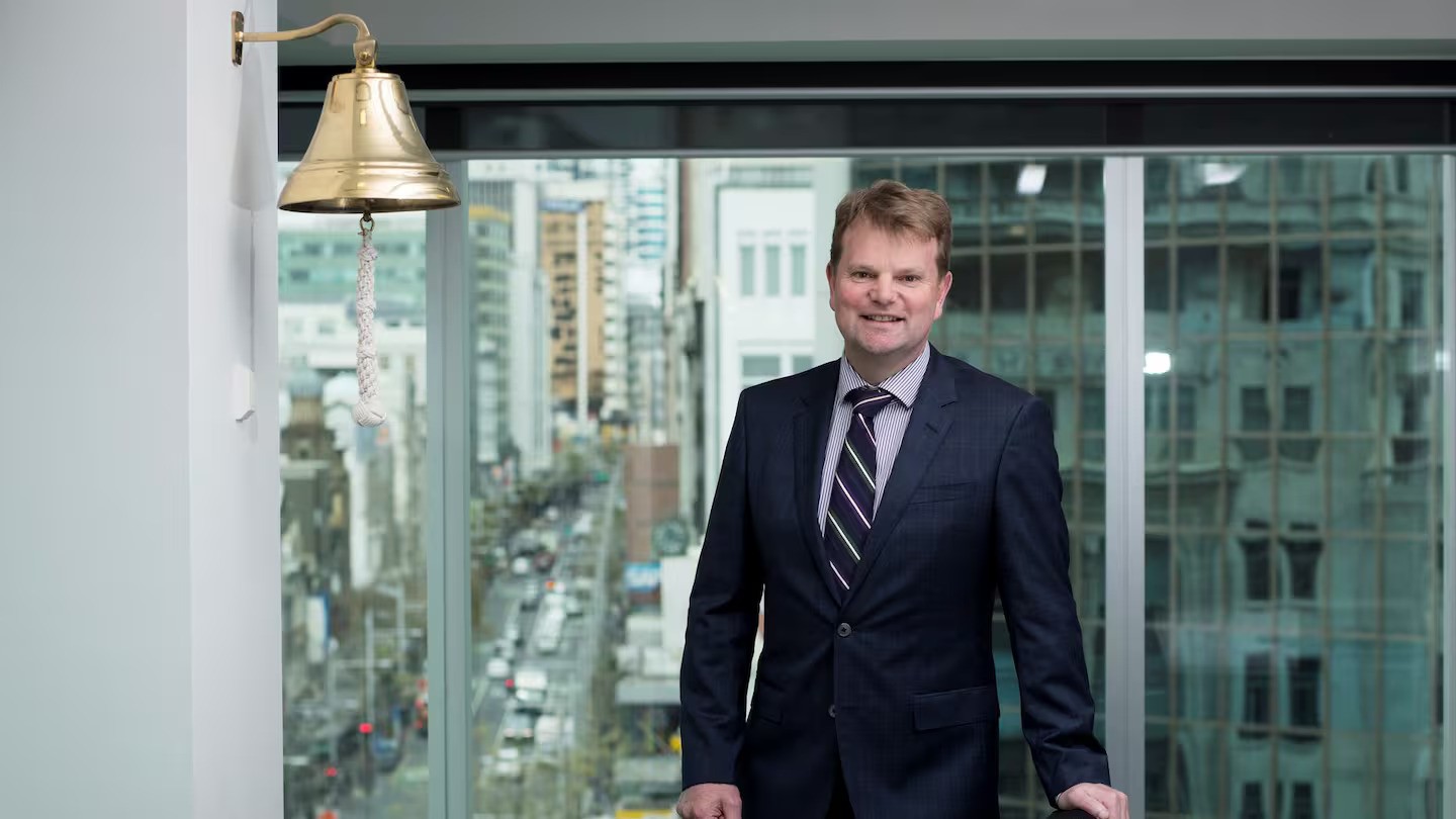 NZX CEO Mark Peterson will step down next year. Photo / NZME
