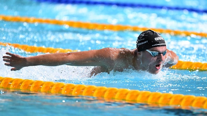 Commonwealth Games champion Lewis Clareburt is shifting his training from Wellington to Auckland for world championship preparation. Photosport