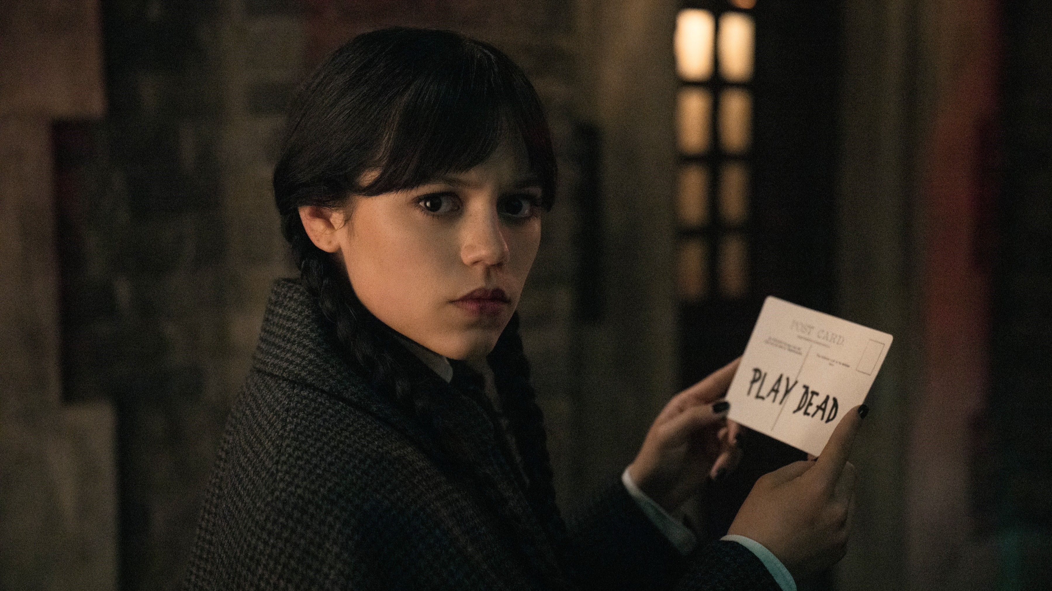 Jenna Ortega as Wednesday Addams in episode 202 of Wednesday. Photo / Netflix 