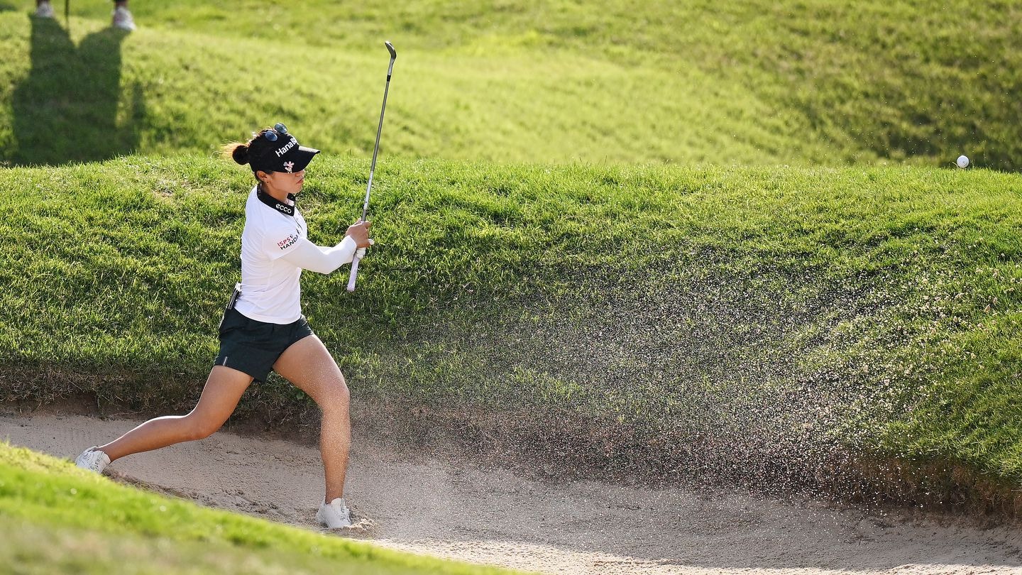 Lydia Ko finished five-over for her second round at the Evian Championship. Photo / Getty Images