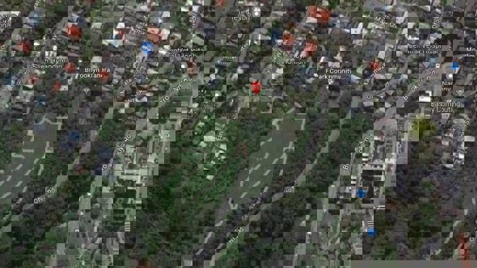 The man's body was found at Tanera Park in Wellington on Thursday. Image / Google Maps