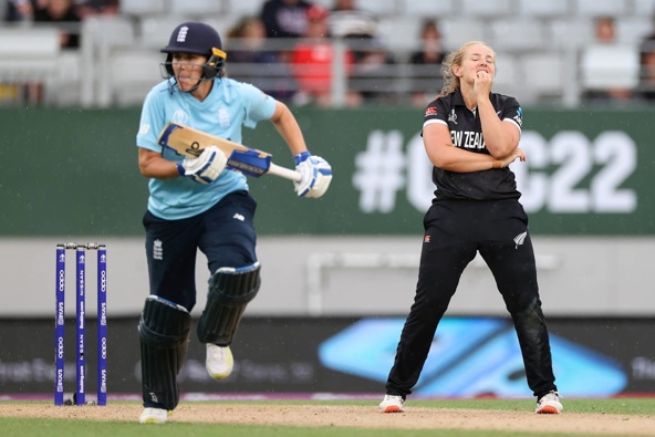 For the third time this World Cup, the White Ferns fell just short of victory. (Photo / Getty)