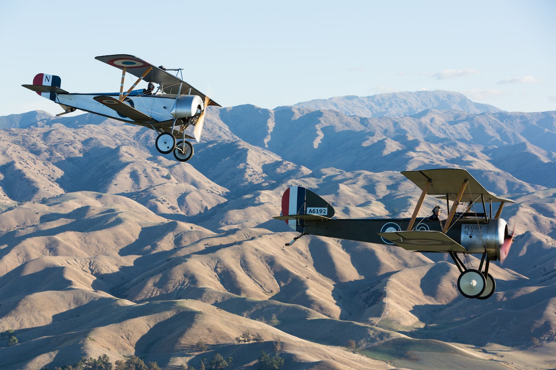 Aerial spectacle of the Classic Fighters Airshow. Photo / MarlboroughNZ