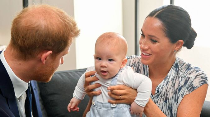 Harry and Meghan and their son, Archie, before the family stood down from royal duties and moved to the US. (Photo / Getty Images)
